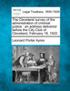 The Cleveland survey of the administration of criminal justice