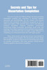 Secrets and Tips for Dissertation Completion