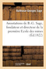 Annotations de B.-G. Sage, fondateur et directeur de la première Ecole des mines