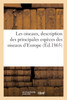 Les oiseaux, description des principales espèces des oiseaux d'Europe