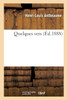 Quelques vers