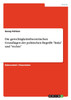 Die gerechtigkeitstheoretischen Grundlagen der politischen Begriffe "links" und "rechts"
