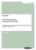 Beobachtungsmappe Pädagogik/Psychologie