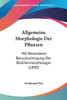 Allgemeine Morphologie Der Pflanzen