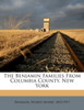 The Benjamin families from Columbia County, New York