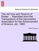 The old Inns and Taverns of Exeter ... Reprinted from the Transactions of the Devonshire Association for the Advancement of Science, etc. 1880.