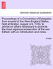 Proceedings of a Convention of Delegates from several of the New-England States, held at Boston, August 3-9, 1780, to advise on affairs necessary to promote the most vigorous prosecution of the war Edited, with an introduction and notes.