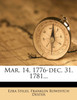 Mar. 14, 1776-Dec. 31, 1781...