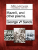 Mazelli, and other poems.