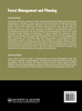 Forest Management and Planning