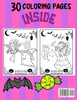 Halloween princess and fairies coloring book for kids ages 4-8
