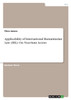 Applicability of International Humanitarian Law (IHL) On Non-State Actors