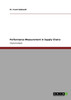 Performance Measurement in Supply Chains