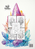Crystals Coloring Book for Adults