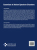 Essentials of Autism Spectrum Disorders