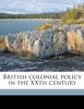 British colonial policy in the XXth century