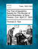 The Trial of Agostinho Rabello for The Murder of Ferris Beardsley, at New-Preston, Con. April 27, 1835