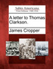 A letter to Thomas Clarkson.
