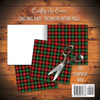 Christmas Plaid Scrapbook Paper Pad 8x8 Scrapbooking Kit for Cardmaking Gifts, DIY Crafts, Printmaking, Papercrafts, Holiday Decorative Pattern Pages