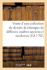 Vente d'une collection de dessins   estampes de différens maîtres anciens et modernes,