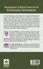 Management of Natural Resource for Sustainable Development
