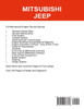 Mitsubishi Jeep Full Mechanical English Service Manual