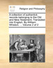 A collection of authentick records belonging to the Old and New Testament. Translated into English. By William Whiston, ...  Volume 2 of 2