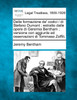 Della formazione de' codici / di Stefano Dumont ; estratto dalle opere di Geremia Bentham ; versione con aggiunte ed osservazioni di Tommaso Zoffili.