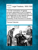 I. On the nomination of agents formerly appointed to act in England for the colonies of North America. II. A brief statement of the dispute between Sir C. Metcalf and the House of Assembly of the Province of Canada