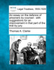 An essay on the defence of prisoners by counsel