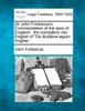 Sir John Fortescue's Commendation of the laws of England