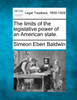 The limits of the legislative power of an American state.