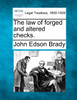 The law of forged and altered checks.