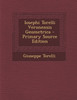 Iosephi Torelli Veronensis Geometrica