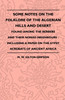 Some Notes on the Folklore of the Algerian Hills and Desert - Found Among the Berbers and their Nomad Neighbours - Including a Paper on the Gypsy Acrobats of Ancient Africa