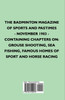 The Badminton Magazine of Sports and Pastimes - November 1903 - Containing Chapters on