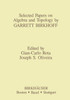 Selected Papers on Algebra and Topology by Garrett Birkhoff