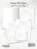 Vintage White Roses Stationery Paper