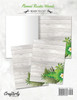 Floral Rustic Wood Stationery Paper