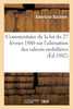 Commentaire de la loi du 27 février 1880 sur l'aliénation des valeurs mobilières