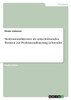 Motivationsfaktoren als unterstützendes Element zur Professionalisierung Lehrender