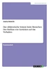 Das olfaktorische System beim Menschen. Der Einfluss von Gerüchen auf das Verhalten