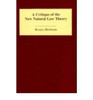 Critique of the New Natural Law Theory