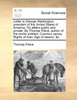Letter to George Washington, president of the United States of America. On affairs public and private. By Thomas Paine, author of the works entitled, Common sense, Rights of man, Age of reason, &c.