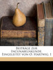 Beitrage Zur Incunabelnkunde. Eingeleitet Von O. Hartwig. I