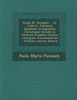 Paulli M. Paciaudii ... De Cultu S. Johannis Baptistae Antiquitates Christianae Accedit In Veterem Eiusdem Ordinis Liturgiam Commentarius