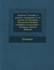 Orazione funebre e poetici componim.ti in morte di Girolamo Tartarotti Serbati, cittadino roveretano - Primary Source Edition