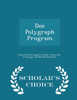 Doe Polygraph Program - Scholar's Choice Edition