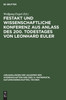 Festakt und Wissenschaftliche Konferenz aus Anlaß des 200. Todestages von Leonhard Euler