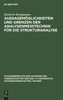 Aussagemöglichkeiten und Grenzen der Analysenmeßtechnik für die Strukturanalyse